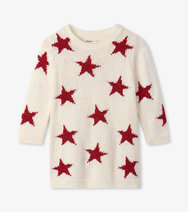 Holiday Stars Sweater Dress