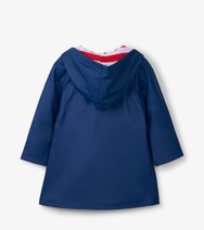 Navy with Red Striped Lining Splash Jacket