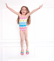 Over the Rainbow Slide On Sandals