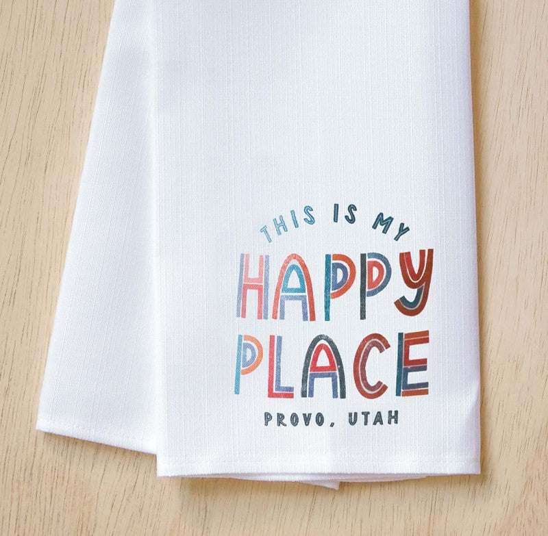 Happy Place Tea Towel - Gallatin