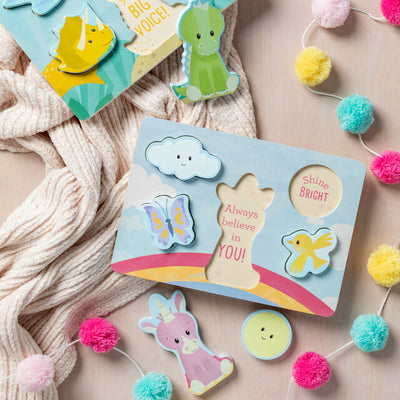Peek-A-Boo Puzzle- Unicorn