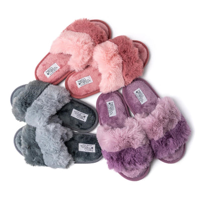Cotton Candy Puff Slippers