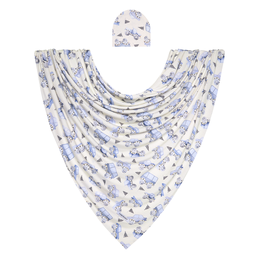 Franklin Infant Swaddle & Beanie Set