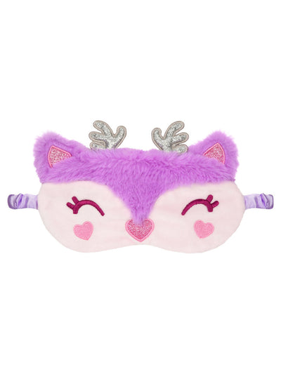 Purple Reindeer Eye Mask