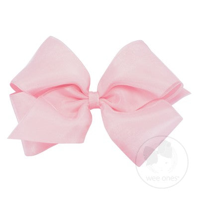 Medium Grosgrain Organza Overlay Bow
