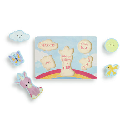 Peek-A-Boo Puzzle- Unicorn