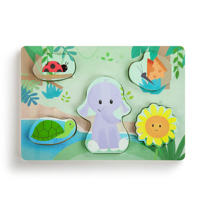 Peek-A-Boo Puzzle- Elephant
