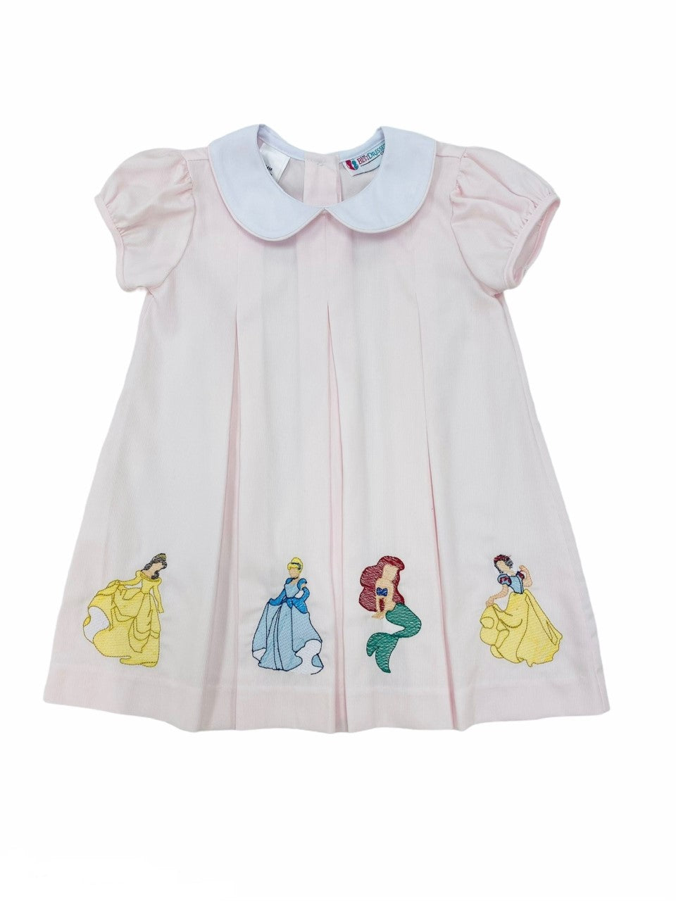 Embroidered Princess Pink Dress