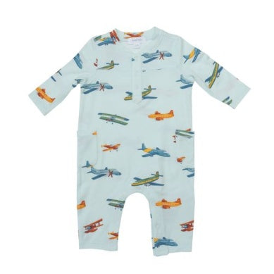 Bamboo Romper- Airplane