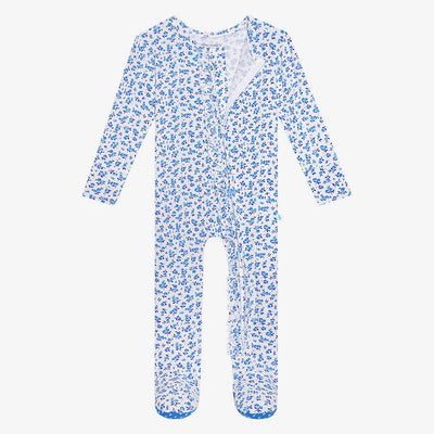 Andina Ruffled Zipper Footie