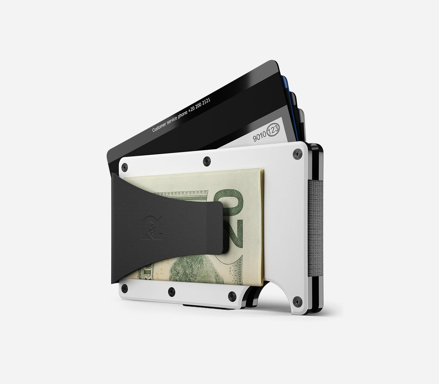 Aluminum - Matte White - Money Clip